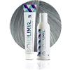 Pop Italy Soielixir Tinta Permanente per Capelli in crema SENZA Resorcina, Parafenilendiammina e Ammoniaca 93 Colori - 100 ml - (Pack Tinta + Ossigeno 40 vol. - Argento)