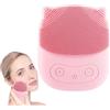 Povanjer Purificatore per il lavaggio del viso, purificatore per il viso in silicone | Purificatore elettrico per il viso a forma di - Spazzola per il lavaggio del viso ricaricabile, esfoliante impermeabile