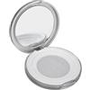 Sonew 3 G Scatola per Cipria Ricaricabile con Soffio e Specchio - Contenitore per Argento Cipria Portatile per Fissare il Trucco per Cosmetici in Movimento