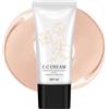 ToatlHeal Korean Color Changing CC Cream, Korean Cream With Spf 50, Creams Self Adjusting For Mature Skin, CC Color Correcting Full Coverage Creams Spf 50 (1PCS)