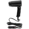 perfk Asciugacapelli per auto ad alta potenza Asciugacapelli portatile per auto 12V con manico pieghevole Asciugacapelli per styling auto