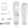 Milageto Tagliatore di Cover di Ricambio, Elettrico Cordless Tagliatore di Capelli Housing Shell per Wahl 8148 8591 8504, staccabile Custodia Protettiva - Chiaro