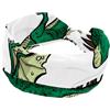 RODAILYCAY Fascia per capelli da donna, con drago verde, larga fascia elastica antiscivolo, annodata attorcigliata, fascia per capelli sportiva da allenamento, accessori per capelli