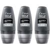 Dove Men Invisible Dry 48hr Anti-perspirant Deodorant Roll-on 50ml (1.7 Fluid Ounce). (Pack of 3) by Dove