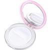 EPIGEIST Contenitore Cipria Vuoto da 5g in Plastica, 2 Pezzi Rosa | 2 Piumini Inclusi, Leggero e Facile da Pulire, per Portare con Te la Cipria