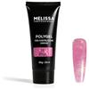 Melissa Professional Melissa Polygel Malva Glitter (15) 30ml - Gel Costruttore Professionale per Ricostruzione Unghie, Facile da Modellare, Alta Resistenza, Polimerizza in Lampada UV/LED, Finish Naturale e Brillante