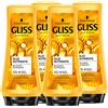 Schwarzkopf 4x Schwarzkopf Gliss Hair Repair Olio Nutriente Balsamo per Capelli Fragili e Sfibrati Azione Riparatrice - 4 Flaconi da 200ml