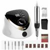 Mediawave Store - Fresa Unghie a Pedale SML 020139, Trapano Unghie, Fresa 35000 Giri, con Display LED, Prefossionale, Nails Art, Manicure, per Centri Estetici, Lima Unghie a Pedale 35000 Giri