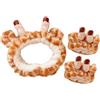 MUCKLILY Fascia per Chioma Donna e Polsini in Peluche a Forma di Giraffa per Lavaggio Viso, Protezione Dall'acqua e Fissaggio Chioma per Uso Quotidiano e Spa