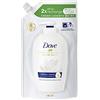 DOVE - Crema detergente per le mani - Nutrizione intensa per 24 ore - Elimina efficacemente i batteri durante il lavaggio - Eco-ricarica (confezione da 5 x 500 ml)