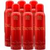 FEI FAN Deodorante Spray EXOTIC, Profumo Deciso e Persistente Con Essenze Molto Varie Che Passano Dal Floreale, Al Fruttato e All'Ambrato 150ml (6 unità)