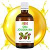 Laborbio OLIO JOJOBA BIO 50 ml - 100% PURO - PELLI GRASSE E SECCHE, CAPELLI, CORPO - COSMETICO - SPREMUTO A FREDDO
