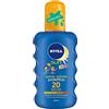 Nivea Sun Kids Spray Colorato Fp20 200Ml