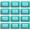 Atkinsons 12 X ATKINSONS GREEN FRAGRANCE Sapone Solido per la cura e la pulizia del corpo