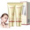 Generic Crema antirughe oro e collagene, crema al collagene dorato, crema coreana al collagene dorato, crema idratante per il viso antirughe, rassoda profondamente idratante a lunga durata (2 pezzi)