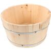 Healeved Secchio in Legno per Pediluvio per Bambino Bambina, Contenitore da Bagno Profondo e Riscaldabile, Sicuro la Pelle Delicata, per Applicazione Domestica e Rilassamento dei Piedi