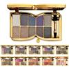 Cemssitu 10 Colors Sparkle Shimmer Eyeshadow Palette, Glitter Eyeshadow Palette, Professional Makeup Glitter Eyeshadow Palette (03#)