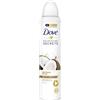 Dove Nutriente Secrets Fiore di cocco e gelsomino con ¼ crema idratante Antitraspirante Aerosol profumo di lunga durata deodorante fresco 6 x 250 ml
