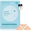 APRICOT beauty & healthcare APRICOT 60 cerotti da notte down the frown in cotone biologico - stimola la produzione di collagene - toppe con acido ialuronico - nastro pieghevole e cerotto - albicocca beauty