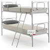 NUVOLA SCEGLI DI DORMIRE BENE NUVOLA Sirio - Letto a Castello per Bambini e Adulti con Scaletta e Sponda Laterale di Protezione, Include Rete a Doghe Singola 80x190 - Scomponibile in 2 Letti Singoli, Altezza 146 cm, Made in Italy