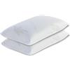 MiaSuite Coppia Cuscini Memory Foam H 13 CM con Rivestimento in Aloe Vera SAPONETTA Lavabile 100% Ortopedico Anallergico
