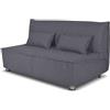 Nuvole di Sonno - Divano Letto Levante 2 Posti con Materasso Piazza e mezza 120x190, Prontoletto con Rete Elettrosaldata Richiudibile, Rivestimento Sfoderabile, 2 Cuscini in Omaggio, Made in Italy