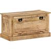 vidaXL Schoenenopbergbank 85x40x45 cm massief mangohout