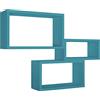 MODULARREDO SET 3 CUBI ARREDO TRITTICO BLU