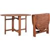 vidaXL Legno Massello d'Acacia Tavolo da Pranzo Ovale 120x70x74cm Tavola Mensa