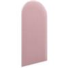 murando - Testiera Letto Singolo Imbottita - Staccionata - Velluto Qualità - Antimacchia - 100x30 cm 1 Pezzo - Pannelli Decorativi per Pareti - Pannello Imbottito per Camera da Letto - Minimal - Rosa