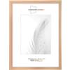 Duisburger-Rahmen24 DR24 Cornice 36x46 (Faggio) su Misura, Telaio in Legno MDF Largo 35 mm Incluso Vetro Sintetico antiriflesso, Parete Posteriore Stabile, perni da Piegatura e Ganci