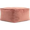 icon Amara Pouf Poggiapiedi, Rosa, Velluto, Poltrona Sacco con Riempimento Incluso, Pouf Sacco, Camera da Letto, Soggiorno, Mobili Soggiorno