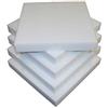 viglietti SPUGNA 4 Pezzi Quadrati Di Imbottiture Per Sedie Poliuretano Espanso Alta Densita' GOMMAPIUMA Spessore 3 Centimetri Misura 40x40 (bianco)