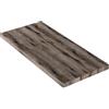 Inbagno Mensola sospesa per lavabo d'appoggio 100 cm in Legno Rovere fossile H 3,8 cm, in Diverse Misure e Finiture, Linea