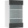 Vicco Mobile da cucina in vetro Fame-Line, Antracite rustico, 40 cm, per la combinazione con altri moduli della serie Fame-Line