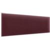 murando - Testiera Letto Imbottita - Rettangolo Velluto Qualità - Antimacchia - 30x90 cm 1 Pezzo - Pannelli Decorativi per Pareti - Cuscini Testata Letto - Pannelli Imbottiti per Cameretta - Bordeaux