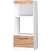Vicco Mobile cucina microonde Fame-Line, Rovere dorato, 60 cm