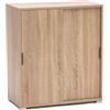 milani home - armadietto con 2 ante per soggiorno cucina bagno fatto in Italia cm 75x38x85 h
