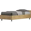 BS COM Letto singolo senza rete 80x190 quercia