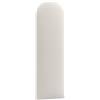 murando - Testiera Letto Imbottita - Staccionata Velluto - 80x20 cm 1 Pezzo - Pannelli Decorativi per Pareti - Cuscini Testata Letto - Pannelli Imbottiti per Camera da Letto - Design Elegante - Crema