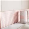 YHXAIQ Pannelli Imbottiti Parete Letto, Imbottitura Anti-Collisione della Parete, Pannello da Parete Autoadesivo, Pannello Decorativo Parete per Testiera del Letto, Camera dei Bambini(Pink,20 cm x 2 m 1pc)