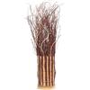 CREEDWOOD PARAVENT Bunch | 71 cm, Legno di salice | Schermo Naturale per la Privacy, Parete divisoria con Rami, divisorio per Ambienti, Erba Decorativa, con Rami