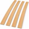 Comprarredo Doghe in legno di ricambio per reti ortopediche, 79 cm | 4 listelli, Legno curvato e flessibili, Faggio, Per letto singolo
