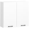 AKORD | Pensile da Cucina a Parete - Oliwia 80 cm H720 | 2 Anta Armadio da Cucina | Componibile Mobili da Cucine Armadi | Pannello laminato | 80 x 30 x 72 cm | Bianco
