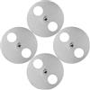 TOVINANNA 4 Pezzi Parti Avvolgitore Carillon in Metallo Argentato Opaco 55X10Mm Base di Ricambio per Carillon Fai da Te Compatibile Vari Modelli per Migliorare la Melodia e L'Uso Domestico