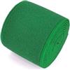 NEFLUM Fascia Elastica da 5 Metri, Larghezza 4cm, fettuccia Decorativa Elastica Colorata per Accessori da Cucito Fai da Te, Verde, 40mm