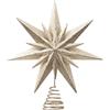 FEERIC LIGHTS & CHRISTMAS Albero di Natale Frosty 100 cm Verde Floccato Bianco con Paillette