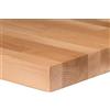Generico Pannello Lamellare Top Cucina in Legno Massello Faggio 100% Qualità Superiore mm40x600x3000