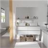 MOB-IN Mobile doppio lavabo bianco 120 cm Sorrento
