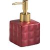 LCDIUDIU Portasapone Liquido Bagno,Dispenser Di Sapone In Ceramica, Dispenser Di Sapone Per Piatti Riutilizzabile Con Reticolo In Rilievo Per La Cucina, Dispenser Di Sapone Liquido Per La Semplicità Della B